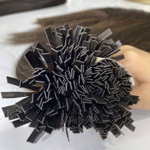 Extensiones de cabello humano de doble punta, Color personalizado, cutícula virgen, queratina, vietnamita, sin procesar - Product Image 2