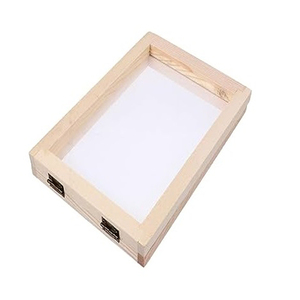 Khung ảnh gỗ và hình vuông với khung kính và bảng Ware mặt hàng trang trí và đóng gói duy nhất - Product Image 4