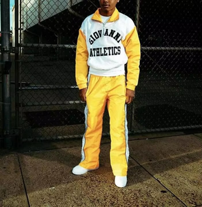 Fabricant sur mesure – Survêtement unisexe coupe-vent demi-zip en coton 100 % de haute qualité, brodé, color block, pour l'hiver - Product Image 5