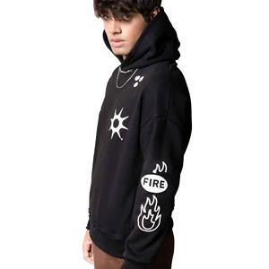 เสื้อมีฮู้ดลายกระเป๋าเสื้อผ้าคอตตอนของผู้ชายผ้าฟลีซแบบ100% ได้ตามต้องการคุณภาพสูงสำหรับโลโก้ตามสั่งสำหรับฤดูหนาว - Product Image 5