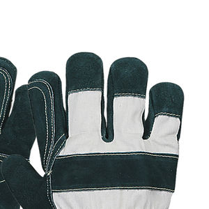 Gants durables à double paume pour gréement et chantiers de construction Gants en cuir de sécurité industrielle avec une épaisseur de 5-6mil - Product Image 2