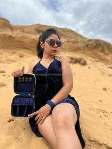 Nouveau fait à la main Western élégant outillé métallique cheveux sur cuir de vachette boîte à bijoux mignon voyage bijoux essentiel minimal stockage - Product Image 6