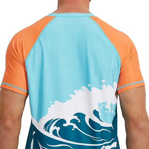 Último diseño Precio barato Hombres Rash Guards Color sólido Transpirable Ligero Rash Guards para venta en línea - Product Image 4