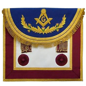 Tablier de Rite Écossais Premium, Régalia avec Broderie Détaillée, Ceinture Ajustable, Tissu Durable, Vente en Gros - Product Image 6
