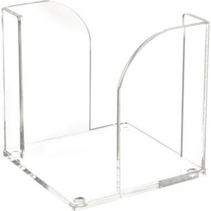 Caja de Acrílico Transparente para Notas MAUL, 10.2 x 10.9 x 10.2 cm, Capacidad para 700 Hojas de 9 x 9 cm, para Organización de Escritorio y Cajones - Product Image 1