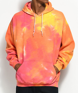 Pull à capuche uni surdimensionné en coton pour homme, 24 couleurs, 320g/m2 - Product Image 1