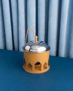 Plat de chauffe-plats de forme ronde pour les fêtes de mariage du Moyen-Orient du Golfe Utilisation Look moderne Buffet de réchauffement des aliments en métal de qualité supérieure - Product Image 3