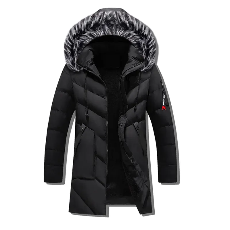 Top Quality Summer Parka Men Thick Warm Winter Jacket Men Windproof Casual Outerwear Medium Long Coat Men