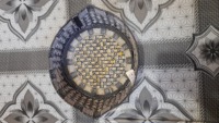 Gorro de Oración Musulmán Orientado a la Exportación, Gorro/Tupi/Topi Exportable en Negro, Blanco, Azul y Gris para Hombres, para Todas las Temporadas, desde Bangladés