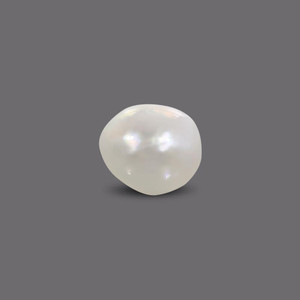 Perla de Agua Dulce Natural Basra Pearl de 2.37 Quilates, Forma de Botón, Blanca, Rosa y Otras Opciones de Color Disponibles - Product Image 1