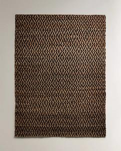 พรมปอกระเจาเพชรงานแฮนด์เมดชุดพรมและพรมเช็ดเท้าให้ความอบอุ่นและความสวยงามตามธรรมชาติสำหรับตกแต่งบ้านพรมและชุดพรมปูพื้น - Product Image 1