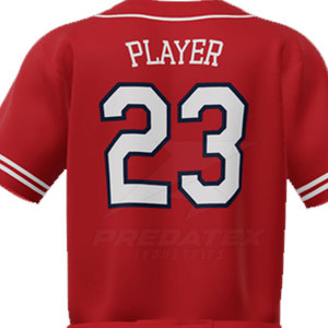 ชุดเครื่องแบบเบสบอลทำจากโพลีเอสเตอร์ออกแบบได้ตามต้องการสำหรับฝึกเล่นกีฬา - Product Image 5