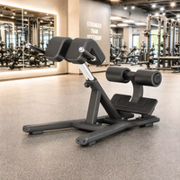 Chaise romaine de gymnastique commerciale inverse Hyper Extension exercice d'étirement du bas du dos 45 degrés Curl banc d'entraînement équipement de Fitness