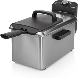 Friteuse électrique Nova 183200, capacité de 3 litres, avec zone froide et filtre de sécurité - Product Image 1