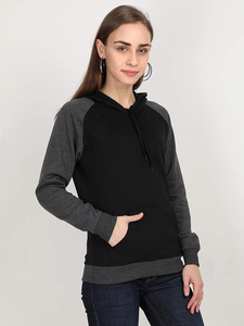 Sweat-shirt à capuche personnalisé pour homme, couleur contrastée, coupe classique, en molleton de coton, décontracté, hiver, avec poche - Product Image 5
