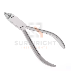 Alicates de ortodoncia de acero inoxidable de 14cm de alta calidad con punta dentada, Instrumentos dentales manuales, alicates de corona rectos y curvos - Product Image 2