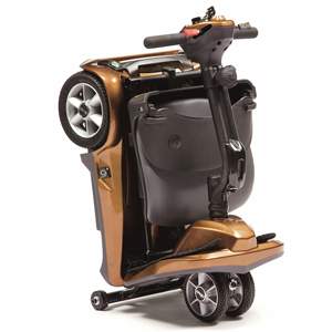 Scooter de mobilité ultra-léger à double roue, pliable automatiquement, vitesse de 4 mph, pneus pleins anti-crevaison, batterie lithium-ion, autonomie de 6 miles - Product Image 2