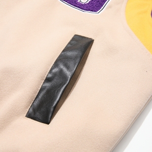 Vestes bomber en toile de laine en gros, col montant, fabricant et fournisseur au Pakistan, logo personnalisé, nouvelle arrivée - Product Image 6