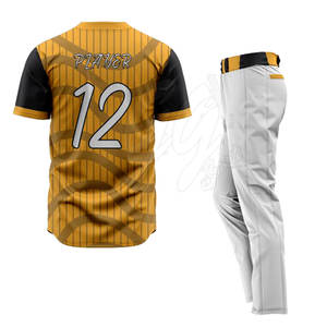 Nouvelle arrivée uniforme de baseball de conception de bonne qualité uniforme de baseball uniforme de baseball de haute qualité - Product Image 2