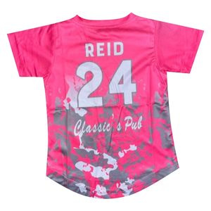 Services personnalisés Jeu d'équipe sublimé à séchage rapide Chemises de softball Vêtements de baseball et de softball Hommes Nourrissons et tout-petits Grande taille - Product Image 2