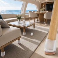 Protections de pieds de meubles en silicone anti-rayures, antidérapantes, réductrices de bruit pour pieds de table et de chaise de yacht