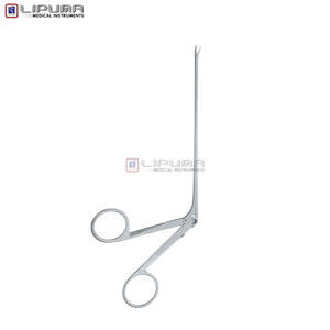 คีมจับหู เครื่องมือผ่าตัด ขนาดปลาย 1 x 4.5 มม. ความยาว 12.5 ซม. เครื่องมือแพทย์สำหรับหู คอ จมูก ที่มีความแม่นยำสูง สำหรับการใช้งานทางคลินิก - Product Image 2