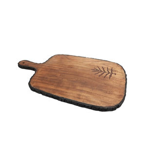 Bloc à découper en bois naturel et bambou fait à la main de style classique pour une utilisation en cuisine-pour couper les fruits et légumes - Product Image 5