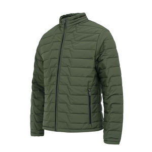 เสื้อแจ็กเก็ตขนเป็ดสีมะกอกของผู้ชายเสื้อโค้ทขนเป็ดกันน้ำใช้กลางแจ้งบุฟองน้ำให้ความอบอุ่นสำหรับฤดูหนาว - Product Image 1