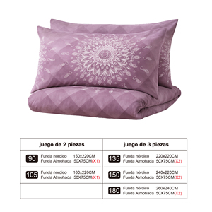 Set Copripiumino Manemi 100% Poliestere, Design Geometrico Moderno con Cerniera, 3 Pezzi per Uso Domestico - Product Image 6