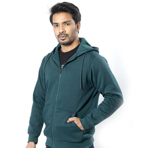 Blouson à capuche pour homme, nouveau design, tendance, haute qualité, respirant, doublure en coton vintage, articles d'exportation du Bangladesh - Product Image 3