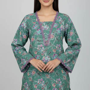 Ensemble shalwar kameez pakistanais pour femmes, kurta en coton, pyjama, tenue traditionnelle pakistanaise, sur mesure - Product Image 4