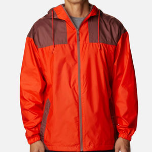 Vente directe d'usine Veste coupe-vent décontractée pour homme sur mesure Veste imperméable à capuche Fabriquée au Pakistan - Product Image 1