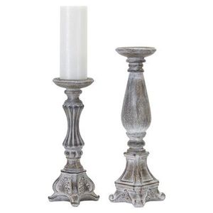 Portavelas y soportes de madera natural de diseño curvo a mano, Juego de 3 artículos de mesa, decoración de Navidad, soporte de vela iluminador - Product Image 6