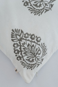 Hand Block <b>Printed</b> <b>Cushion</b> Cover, Beautiful Block Print <b>Cushion</b> Case- Indian <b>Cushion</b> Cover- Pillow Cover - Product Image 5