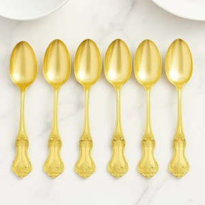 Vaisselle indienne, ustensiles de cuisine ayurvédiques, cuillère en laiton artisanale, cuillère de cuisine, cuillère à dîner, cuillère de service pour restaurant - Product Image 1