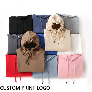 Hoodie homme en coton premium de qualité supérieure, coupe ample, avec logo brodé personnalisé, en tissu molletonné français. - Product Image 4