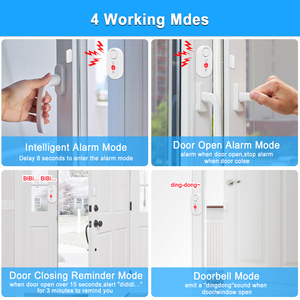 Daytech ý tưởng sản phẩm mới <span class=keywords><strong>2025</strong></span> chống xâm nhập Stopper Báo động cửa an ninh nhập không dây hệ thống cảm biến trộm - Product Image 5