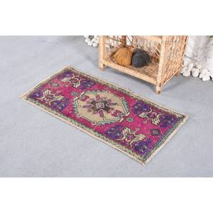 Vintage 16x31ft violet turc laine tapis plat tissage Patchwork motif pour salon décor 4m largeur Latex soutenu pour les voitures - Product Image 2