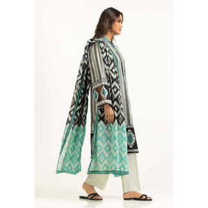 IUSTKSD-2074 Traje Casual de Verano de 3 Piezas con Estampado y Detalles Bordados para Damas de Oficina - Product Image 1