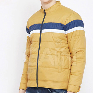 Veste d'hiver respirante écologique en gros personnalisée, couleur unie, décontractée, logo avant, streetwear, nouvelle mode - Product Image 3