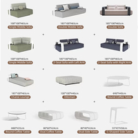 Ensemble de mobilier d'extérieur en aluminium imperméable, écologique et moderne pour villa, cour, balcon, hôtel et jardin - Vente en gros