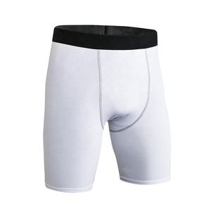 Shorts de compression haute performance pour hommes, logo personnalisé, taille adulte, taille élastique, vêtements de sport, séchage rapide, shorts d'entraînement pour hommes - Product Image 1