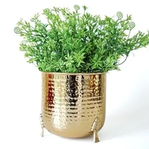 Marvelous Design Metal Hammered Planter Home Decor Flower Pot Table Decorative Plant For Tahura Exporters Suppliers