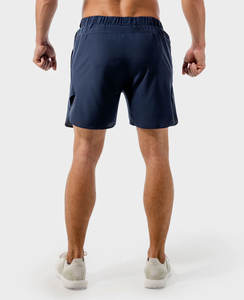 Pantalones cortos de malla para hombre con logotipo impreso por sublimación personalizada de alta calidad, cintura baja, deporte, correr, gimnasio, entrenamientos, malla de poliéster informal - Product Image 4