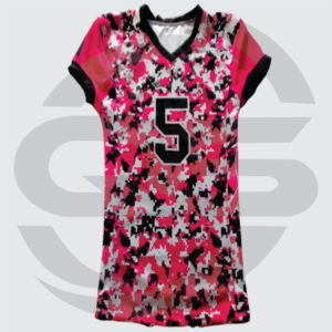 Maillot d'uniforme de football américain 2023 pour l'équipe de football américain-manches courtes respirant grande taille - Product Image 4