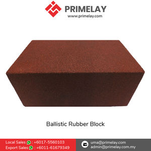 Bloque de goma balístico ecológico de fácil instalación rápida para campos de tiro, ya que elimina la fragmentación de balas - Product Image 3