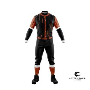Elegante uniforme de béisbol diseñado para ofrecer transpirabilidad, comodidad suave y movimiento flexible para los jugadores. - Product Image 1