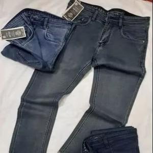 Jeans de Pierna Recta Holgados Casuales Lavados Vintage de Estilo Urbano Ecológicos de Color Sólido de Algodón Desgastado Personalizados 2025 - Product Image 1