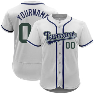 Vente en gros personnalisé Polyester équipe USA jeunesse Vintage maille broderie pour hommes sublimation Baseball Jersey - Product Image 2