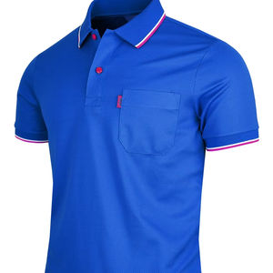 Polos en tissu Jersey de marque personnalisée à séchage rapide de haute qualité avec des motifs solides et imprimés Styles promotionnels à manches courtes - Product Image 1